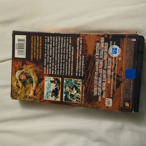 6/$15 Halls of Montezuma1951 ‧ War Action vhr tape - Picture 4 of 4